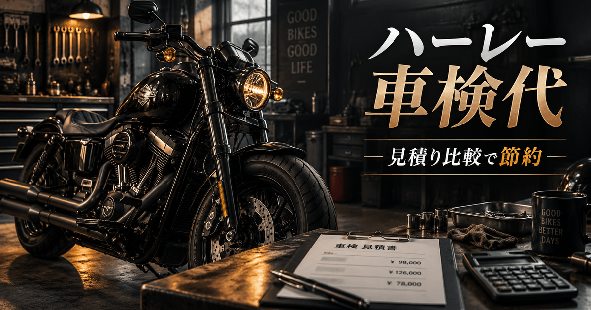 ハーレー車検代と節約術｜見積り比較と具体手順で数万円節約！