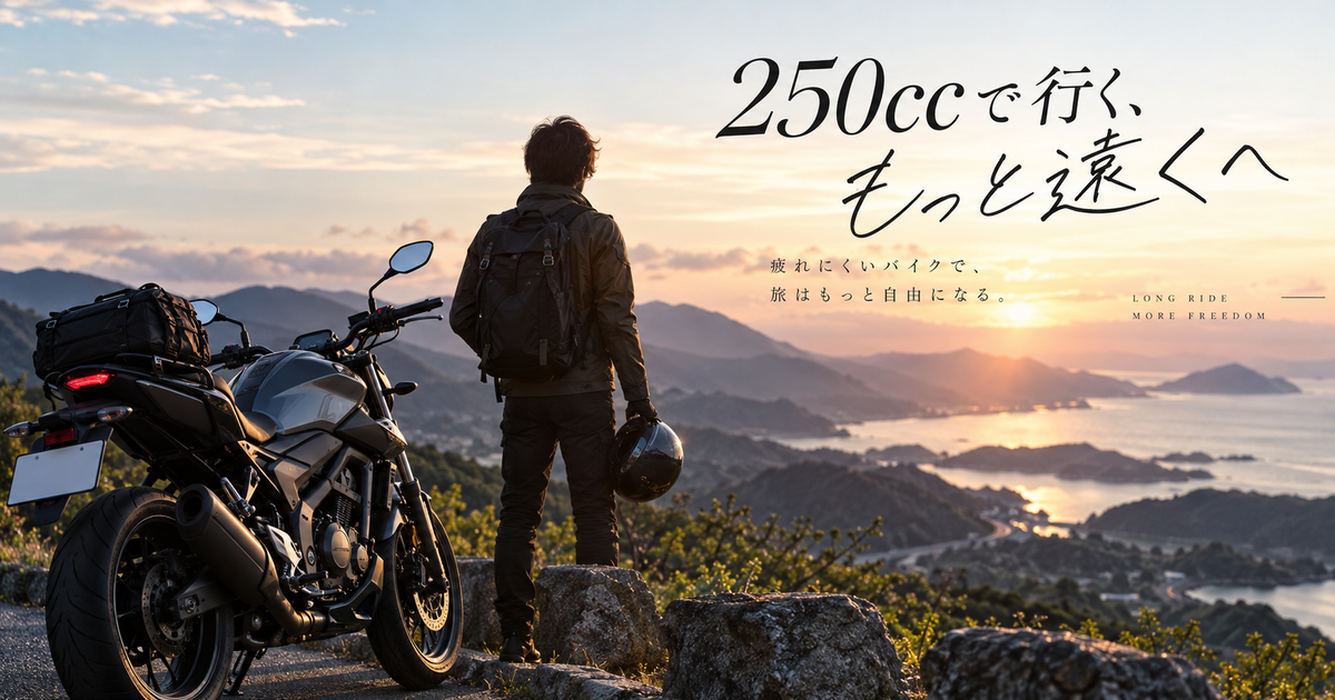 長距離ツーリングを楽にする250ccバイクの選び方｜おすすめモデル比較と導入順で疲れを減らす