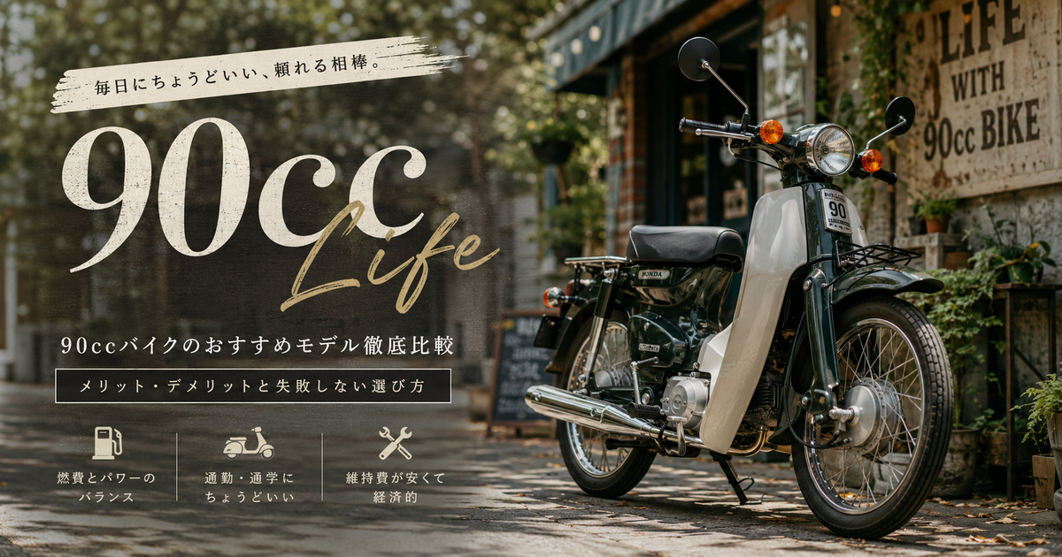 90ccバイクのおすすめモデル徹底比較｜現行＆中古から選ぶメリット・デメリットと失敗しない選び方